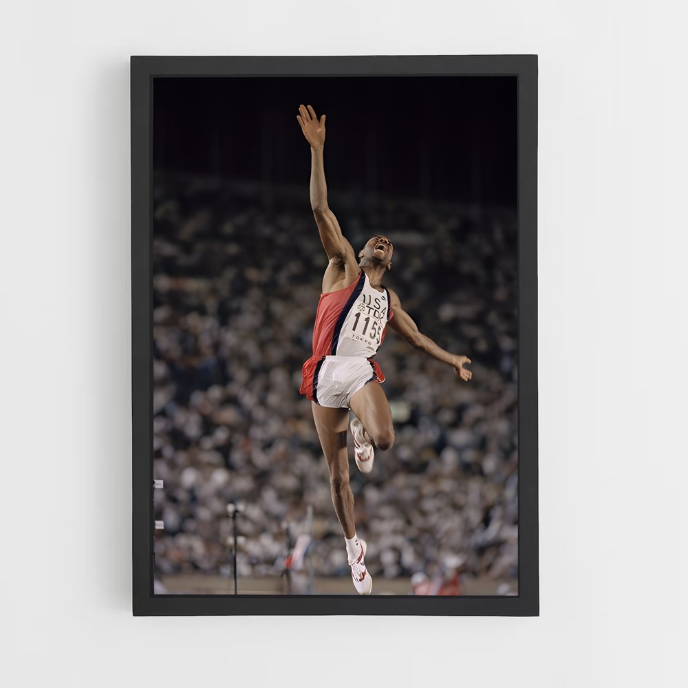 Poster Saut de Mike – affiche Athlétisme (vue 2)